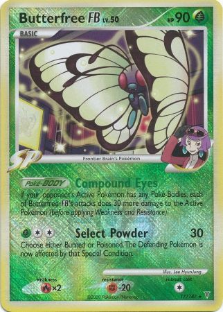 Butterfree FB LV.50 (17/147) (League Promo) [Platinum: Supreme Victors] | Clutch Gaming