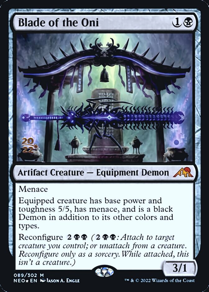 Blade of the Oni [Kamigawa: Neon Dynasty Prerelease Promos] | Clutch Gaming