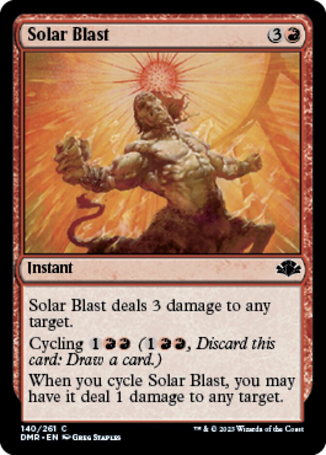 Solar Blast [Dominaria Remastered] | Clutch Gaming