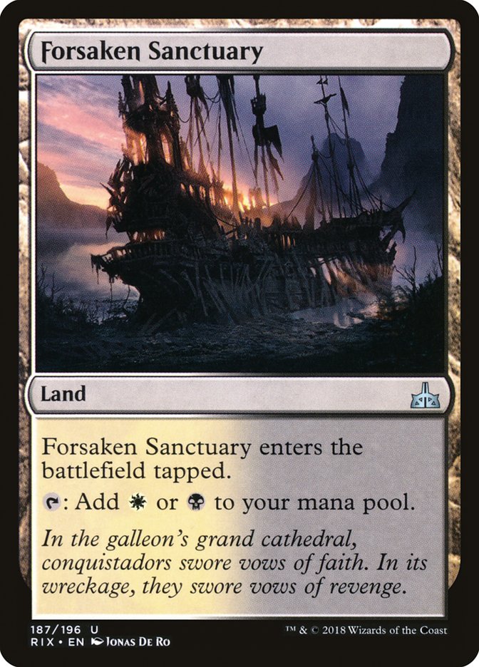 Forsaken Sanctuary [Rivals of Ixalan] | Clutch Gaming