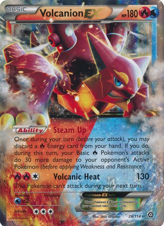 Volcanion EX (26/114) (Jumbo Card) [XY: Steam Siege] | Clutch Gaming