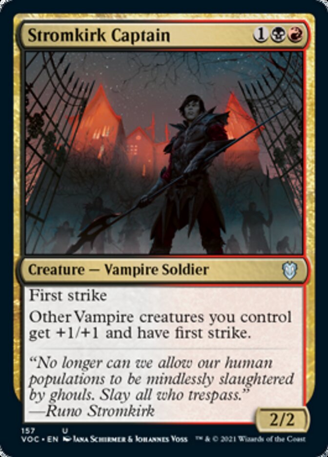 Stromkirk Captain [Innistrad: Crimson Vow Commander] | Clutch Gaming