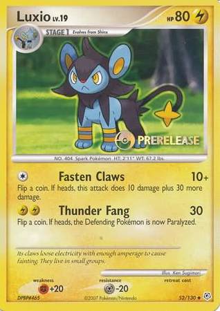 Luxio (52/130) (Prerelease Promo) [Nintendo: Black Star Promos] | Clutch Gaming