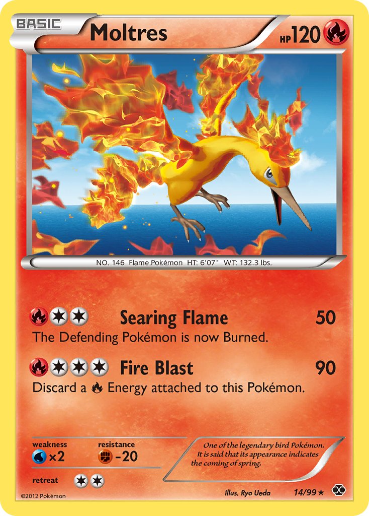 Moltres (14/99) (Blister Exclusive) [Black & White: Next Destinies] | Clutch Gaming