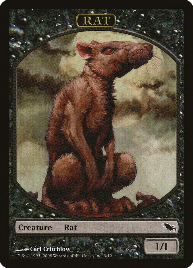 Rat Token [Shadowmoor Tokens] | Clutch Gaming