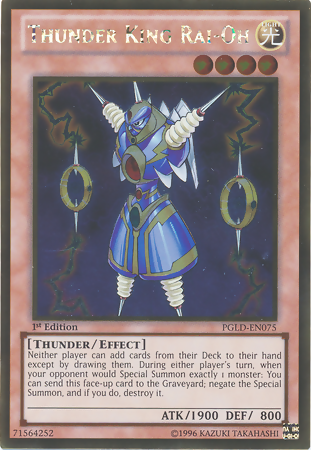 Thunder King Rai-Oh [PGLD-EN075] Gold Rare | Clutch Gaming