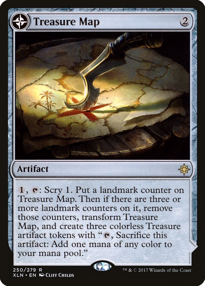 Treasure Map // Treasure Cove [Ixalan] | Clutch Gaming