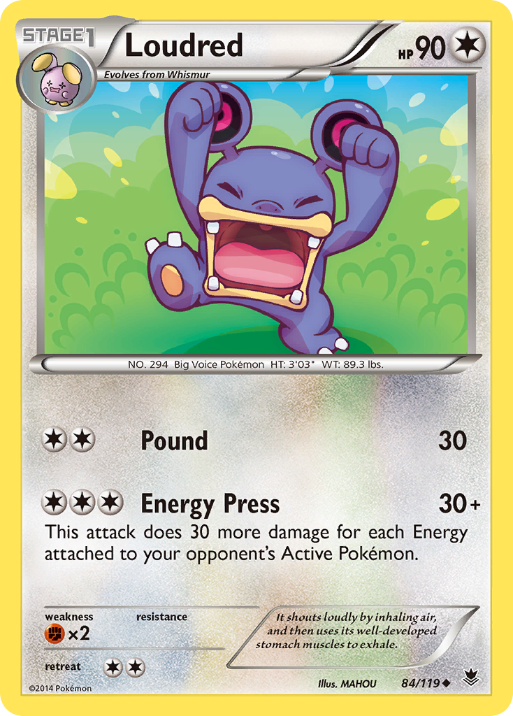 Loudred (84/119) [XY: Phantom Forces] | Clutch Gaming