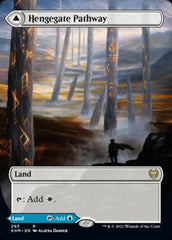 Hengegate Pathway // Mistgate Pathway (Borderless Alternate Art) [Kaldheim] | Clutch Gaming