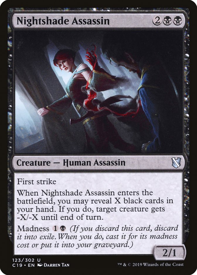 Nightshade Assassin [Commander 2019] | Clutch Gaming