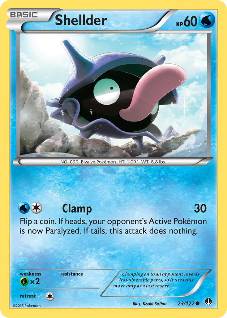 Shellder (23/122) [XY: BREAKpoint] | Clutch Gaming