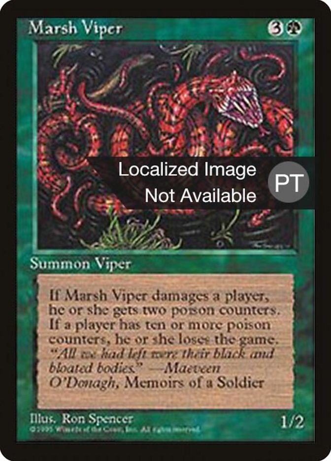 Marsh Viper [Fourth Edition (Foreign Black Border)] | Clutch Gaming