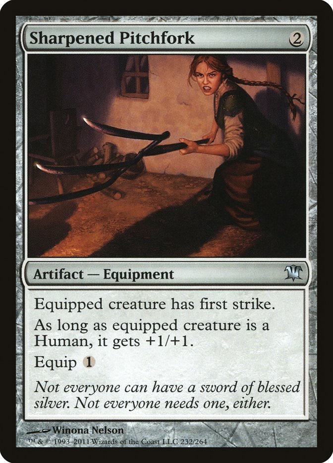 Sharpened Pitchfork [Innistrad] | Clutch Gaming