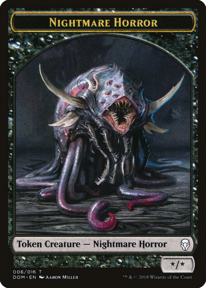 Nightmare Horror Token [Dominaria Tokens] | Clutch Gaming