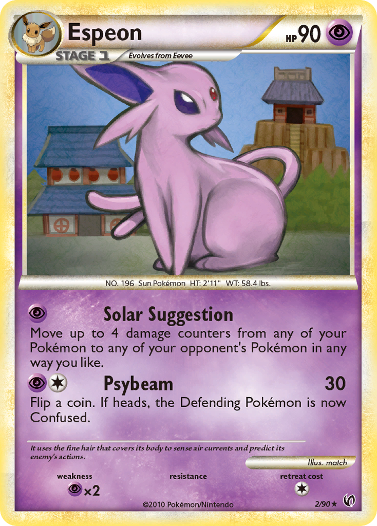 Espeon (2/90) [HeartGold & SoulSilver: Undaunted] | Clutch Gaming