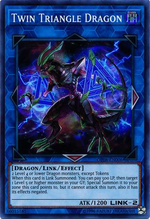 Twin Triangle Dragon [OP08-EN006] Super Rare | Clutch Gaming