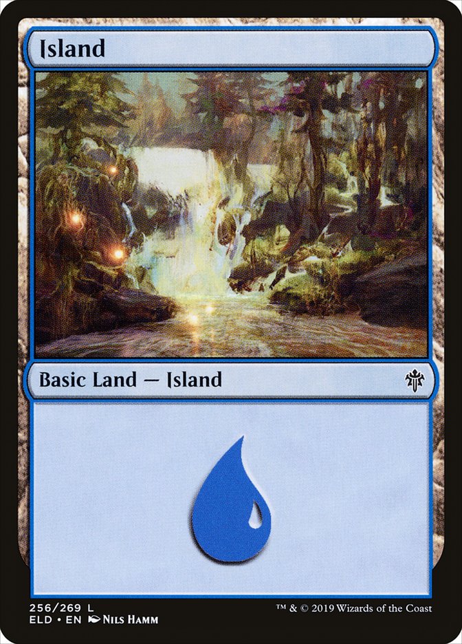 Island (256) [Throne of Eldraine] | Clutch Gaming