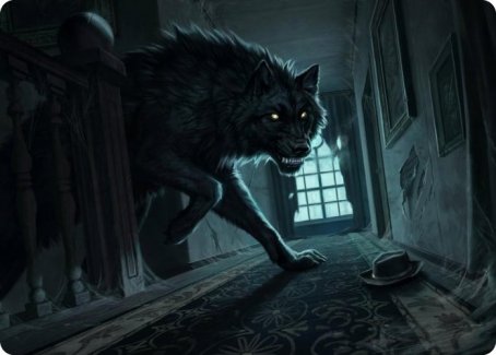 Primal Adversary Art Card [Innistrad: Midnight Hunt Art Series] | Clutch Gaming