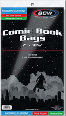 Resealable Current/Modern Comic Bags - Thick | Clutch Gaming