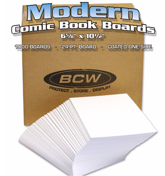 Bulk Modern Comic Backing Boards | Clutch Gaming