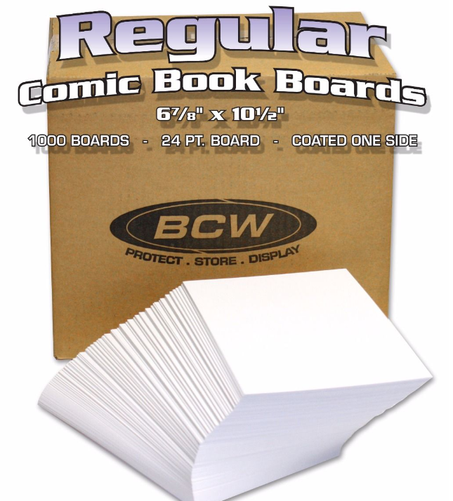 Bulk Regular Comic Backing Boards | Clutch Gaming