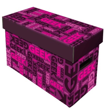 Short Comic Box - Art - Geek - Pink | Clutch Gaming