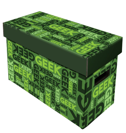 Short Comic Box - Art - Geek - Green | Clutch Gaming