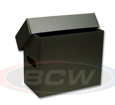 Short Comic Storage Box - Plastic - Black | Clutch Gaming