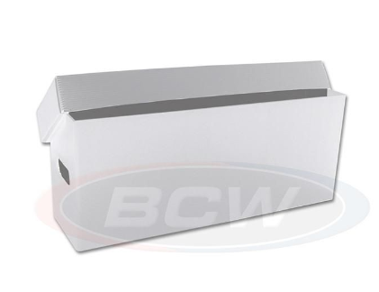 Long Comic Storage Box - Plastic - White | Clutch Gaming