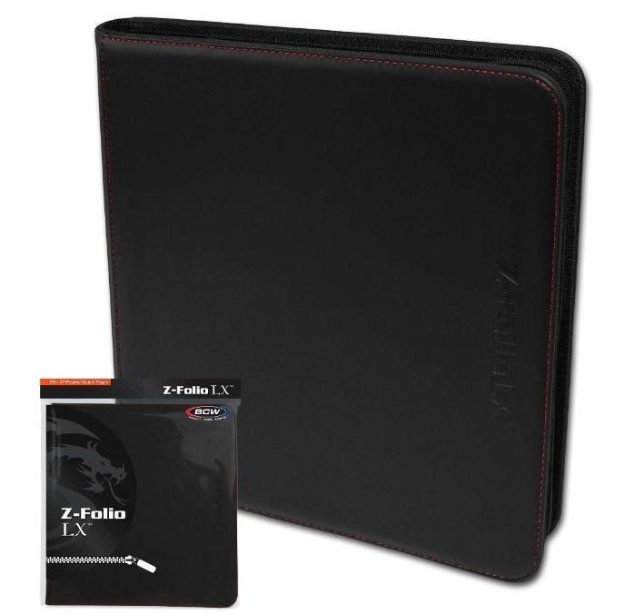 Z-Folio 12-Pocket LX Album - Black | Clutch Gaming