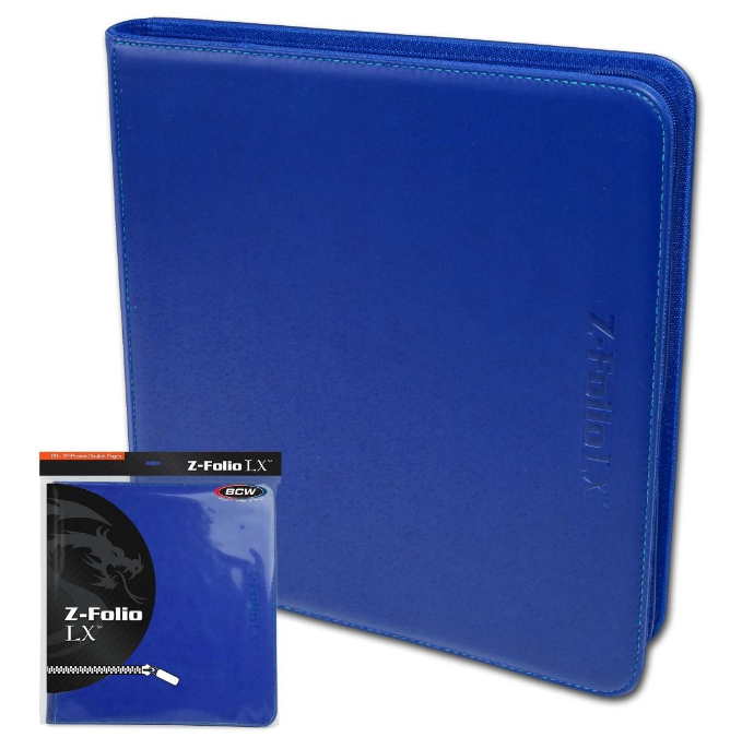 Z-Folio 12-Pocket LX Album - Blue | Clutch Gaming