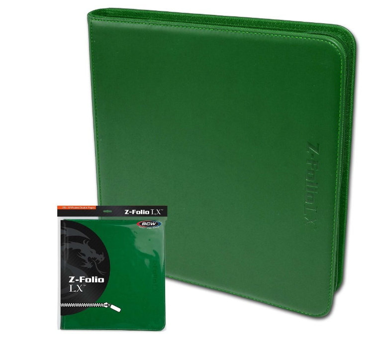 Z-Folio 12-Pocket LX Album - Green | Clutch Gaming