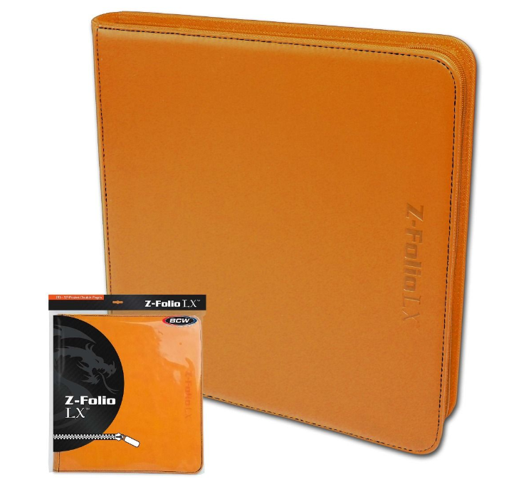 Z-Folio 12-Pocket LX Album - Orange | Clutch Gaming