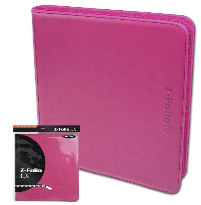 Z-Folio 12-Pocket LX Album - Pink | Clutch Gaming