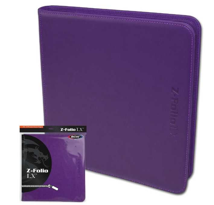 Z-Folio 12-Pocket LX Album - Purple | Clutch Gaming