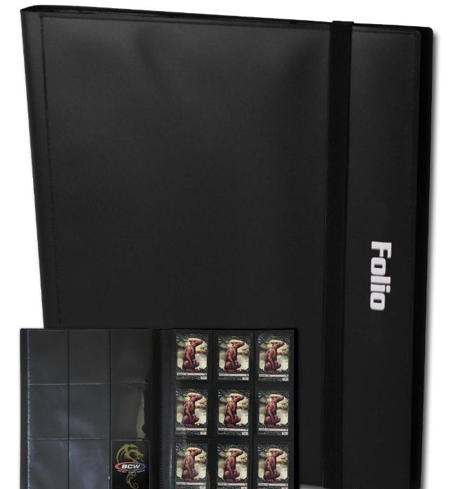 Folio 9-Pocket Album - Black | Clutch Gaming