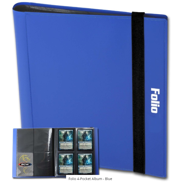 Folio 4-Pocket Album - Blue | Clutch Gaming