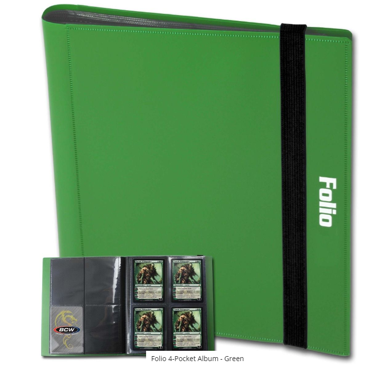 Folio 4-Pocket Album - Green | Clutch Gaming