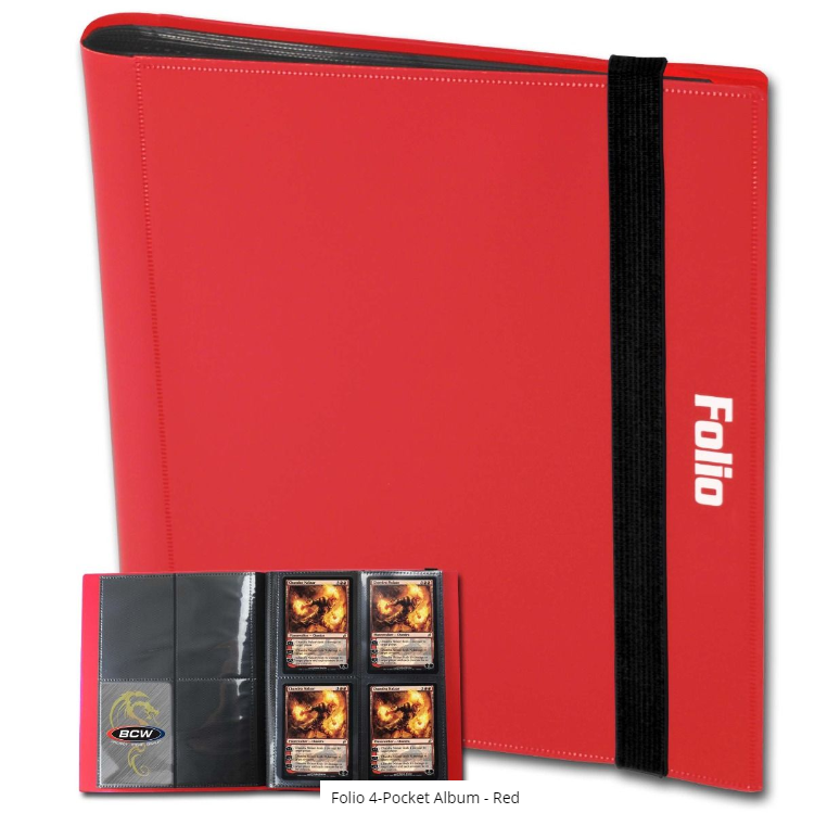 Folio 4-Pocket Album - Red | Clutch Gaming