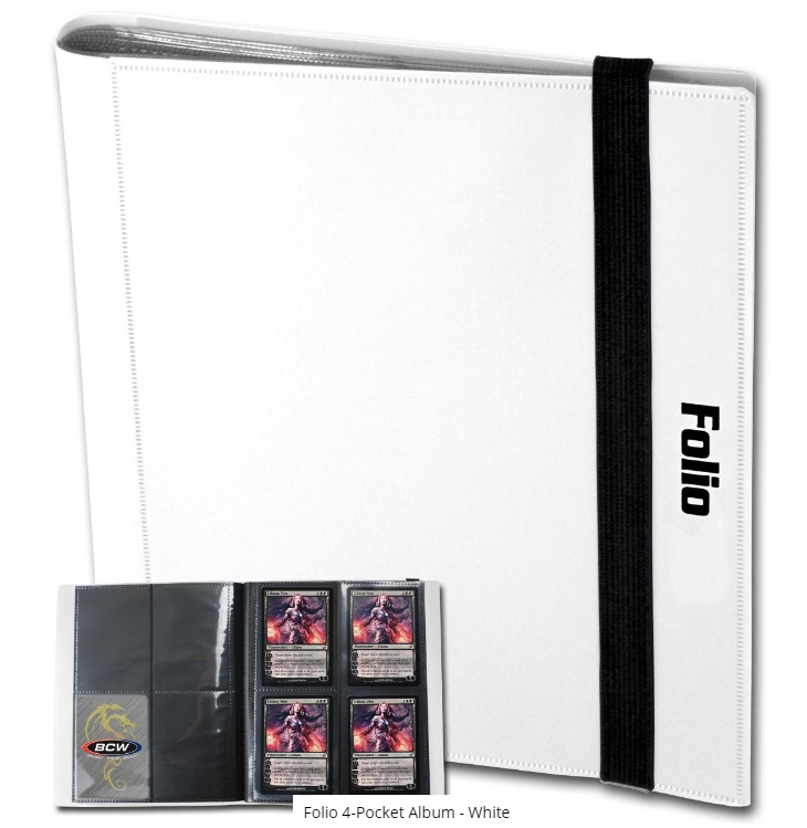 Folio 4-Pocket Album - White | Clutch Gaming