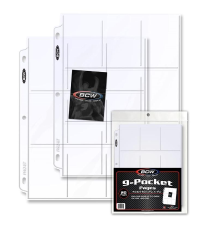 Pro 9-Pocket Page (20 CT. Pack) | Clutch Gaming