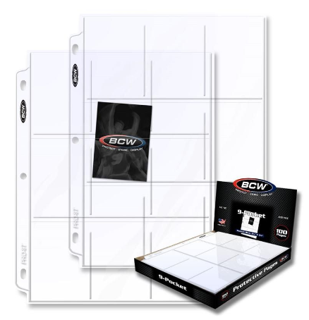 Pro 9-Pocket Page (100 CT. Box) | Clutch Gaming