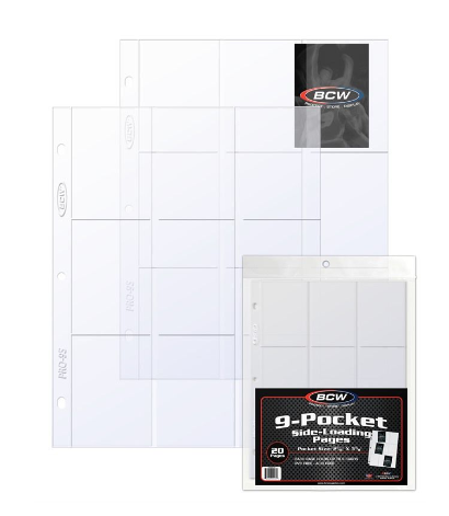 Pro 9-Pocket Page - Side Load (20 CT. Pack) | Clutch Gaming