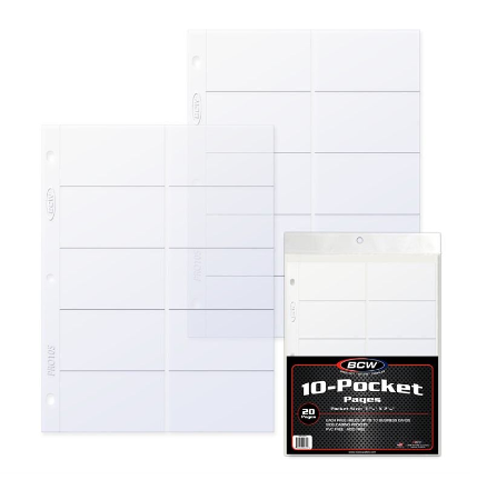 Pro Business Card Page - 10-Pocket | Clutch Gaming