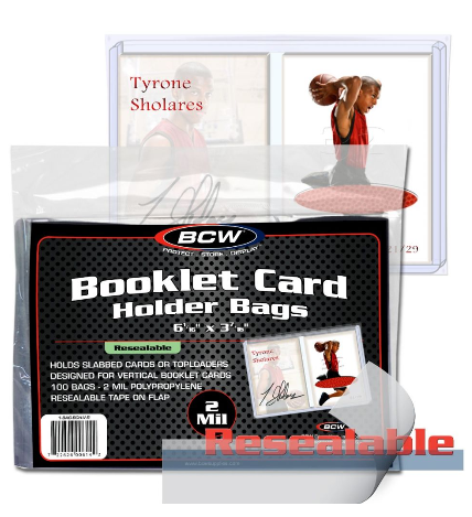 Resealable Bag for Vertical Booklet Card in Holder | Clutch Gaming