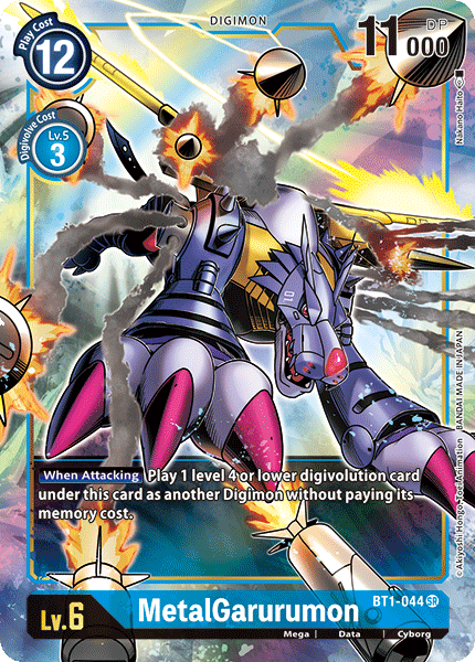 MetalGarurumon [BT1-044] (Alternate Art) [Release Special Booster Ver.1.0] | Clutch Gaming