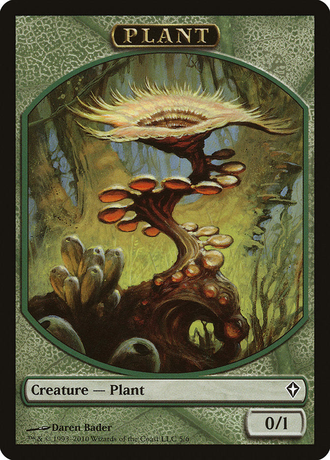 Plant Token [Worldwake Tokens] | Clutch Gaming