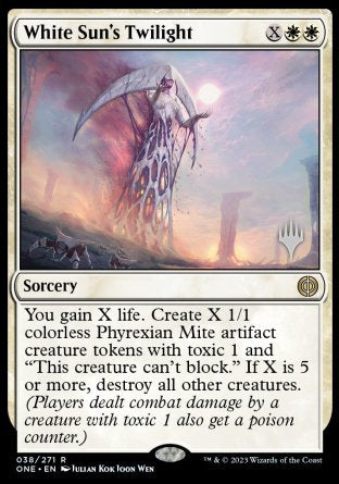 White Sun's Twilight (Promo Pack) [Phyrexia: All Will Be One Promos] | Clutch Gaming