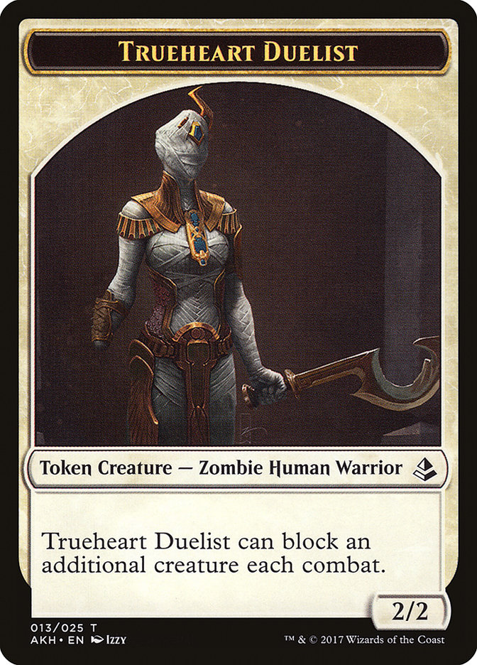 Trueheart Duelist Token [Amonkhet Tokens] | Clutch Gaming