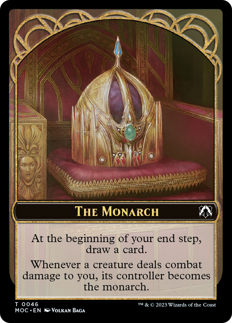 The Monarch // Shapeshifter Double-Sided Token [March of the Machine Commander Tokens] | Clutch Gaming